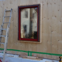 The installed window